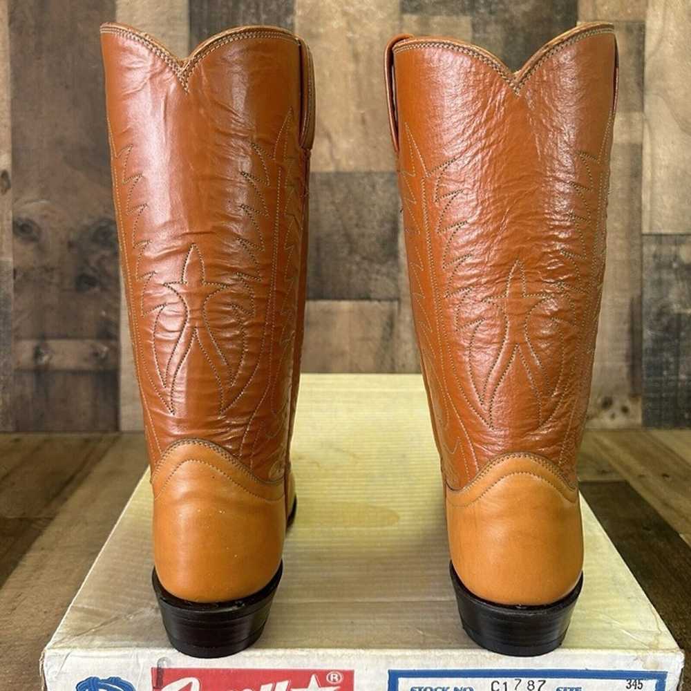 Tony Lama Vintage Pointed Toe Cowboy Boots Womens… - image 8