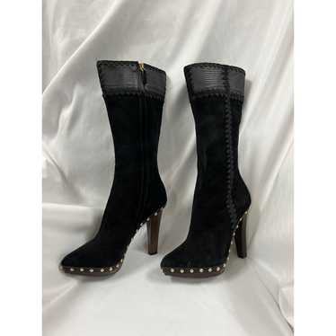 Sergio Rossi Black Knee High Boots Size 36