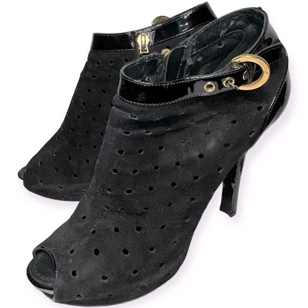 Louis Vuitton Women’s Size 39 8.5 Black Suede Las… - image 2
