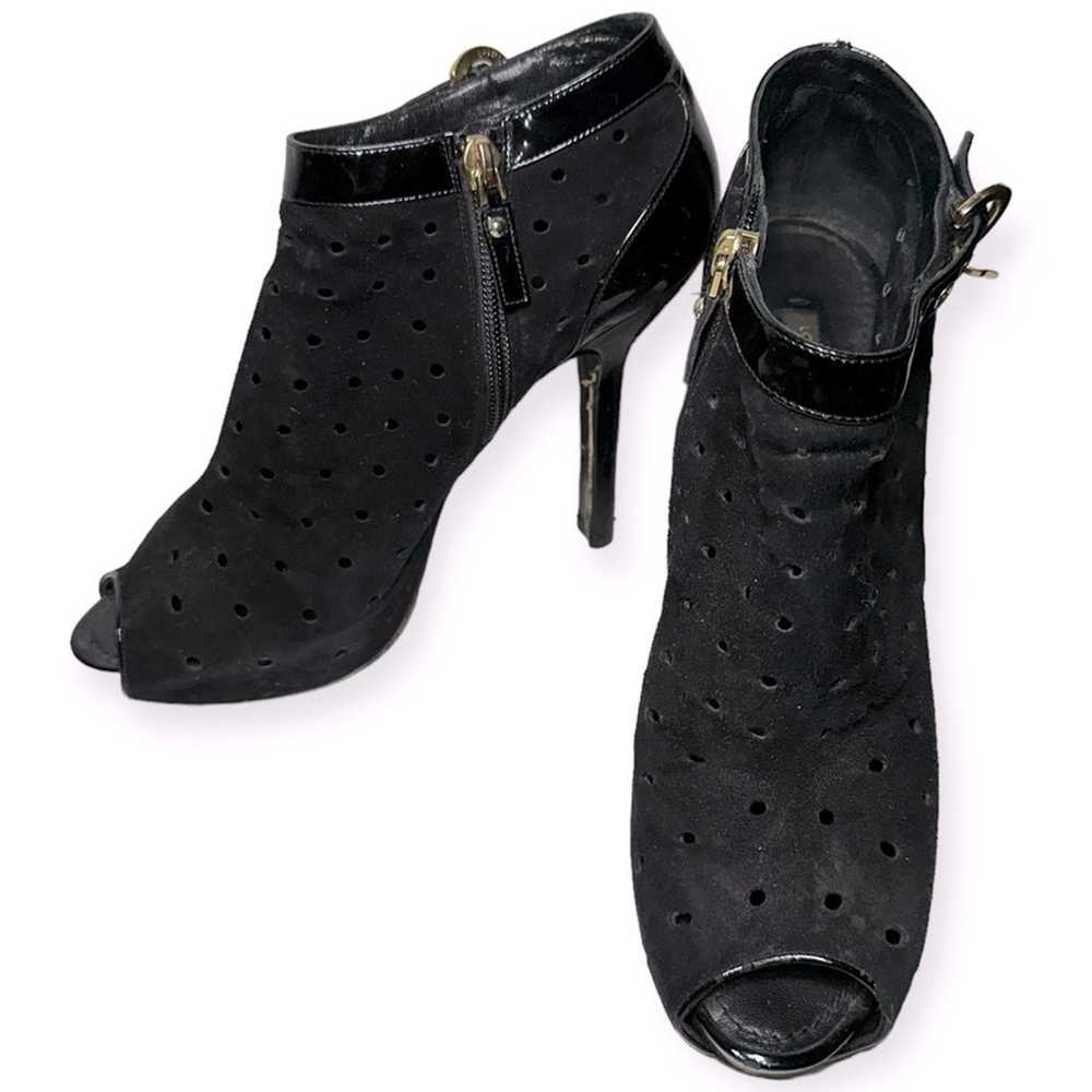 Louis Vuitton Women’s Size 39 8.5 Black Suede Las… - image 3