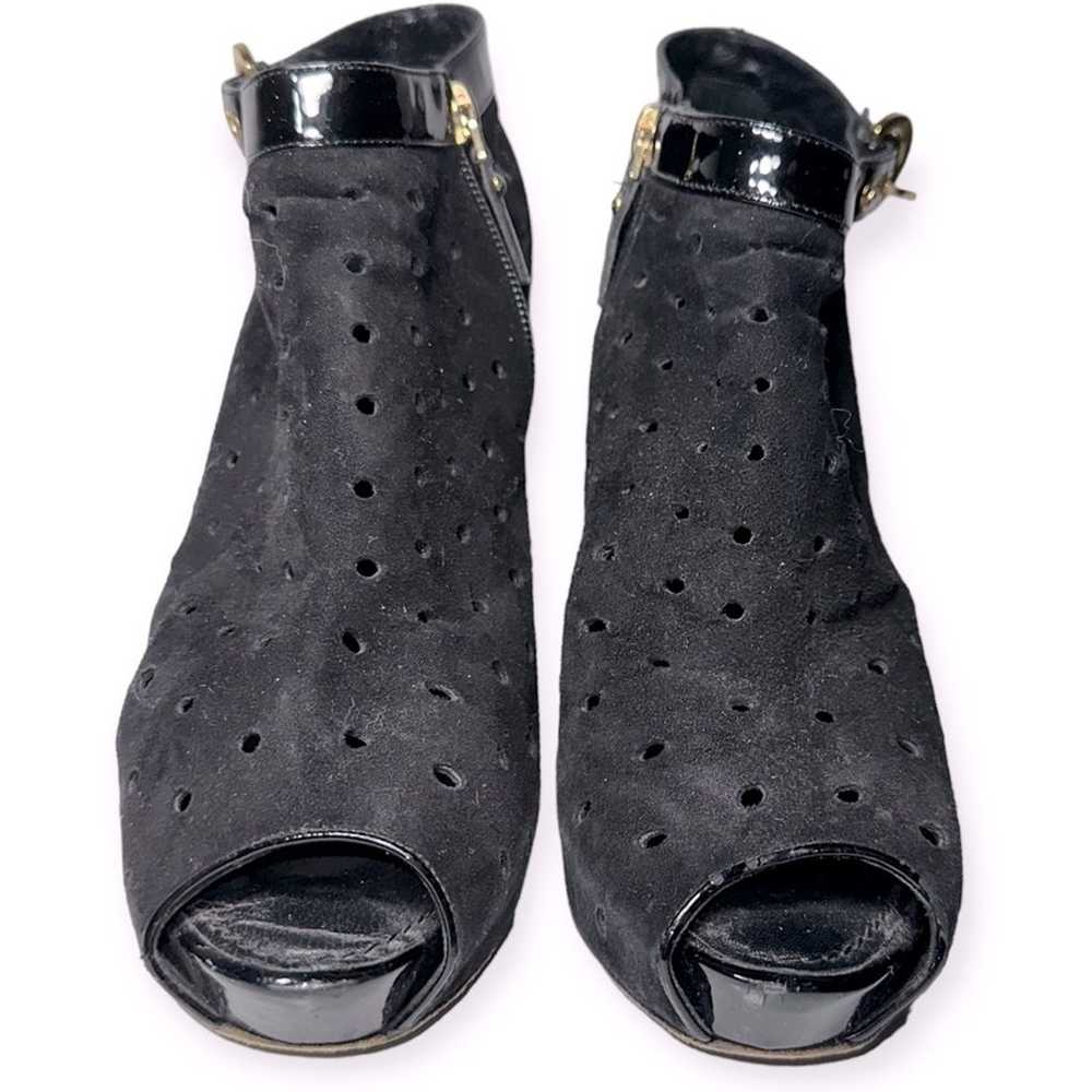 Louis Vuitton Women’s Size 39 8.5 Black Suede Las… - image 5