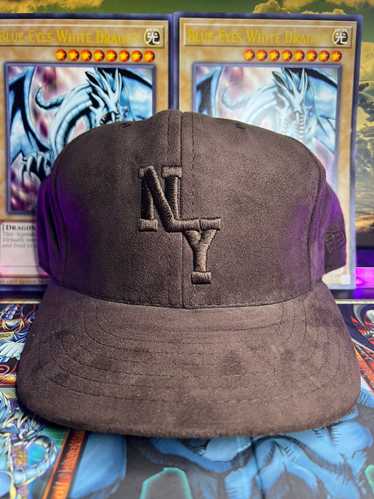 Supreme Vintage 2003 NY Suede Fitted Cap
