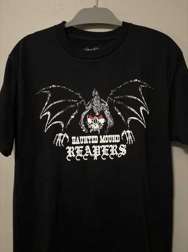 HAUNTED MOUND ポロシャツ Y2K America Y2k Retro Trendy Haunted Mound Polo Shirt Gothic