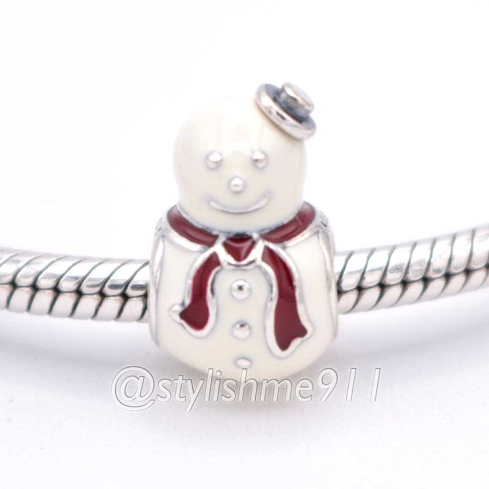 pandora PANDORA Retired Sterling Silver Happy Sno… - image 1