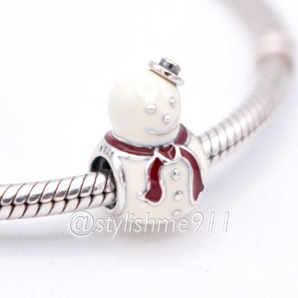 pandora PANDORA Retired Sterling Silver Happy Sno… - image 2