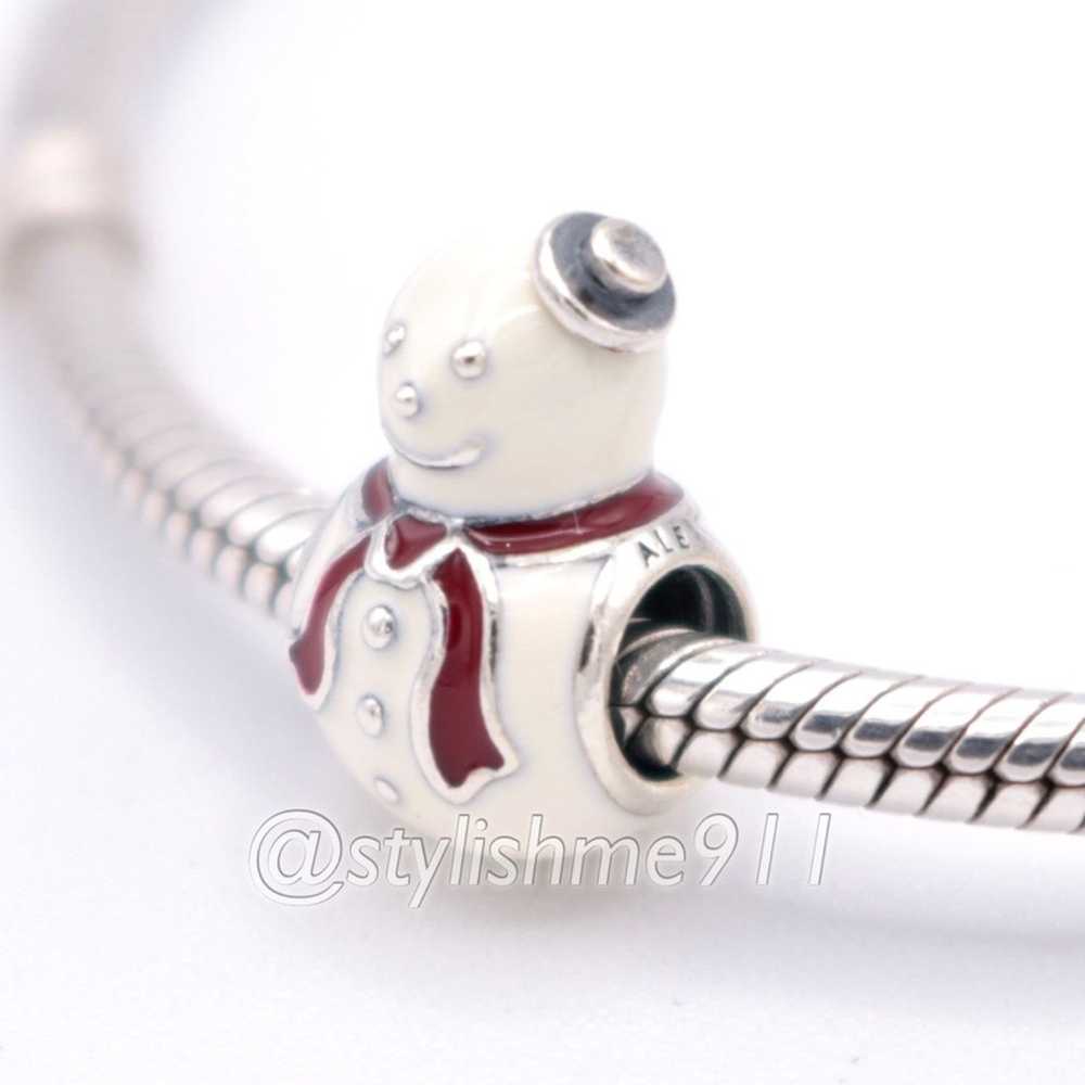 pandora PANDORA Retired Sterling Silver Happy Sno… - image 3