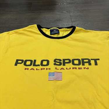 Designer vintage polo sport Ralph Lauren t shirt … - image 1