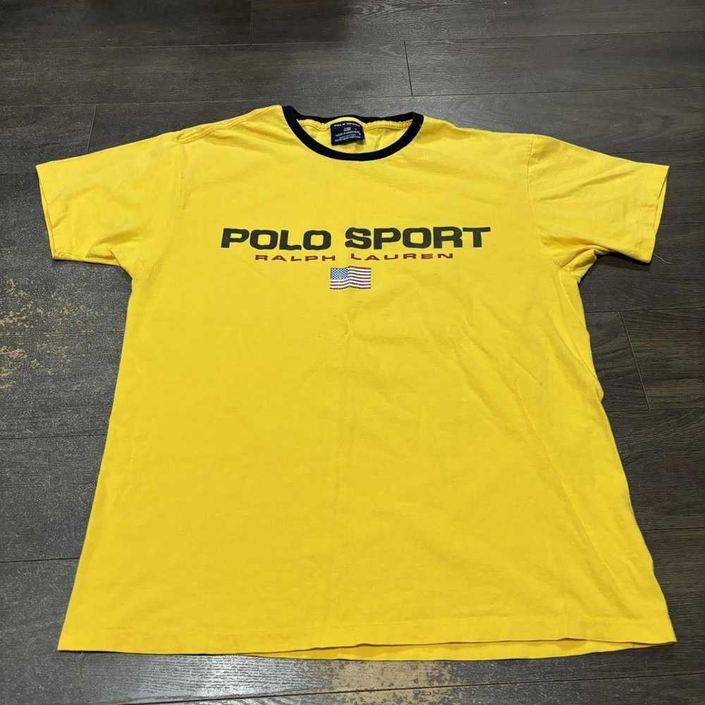 Designer vintage polo sport Ralph Lauren t shirt … - image 2