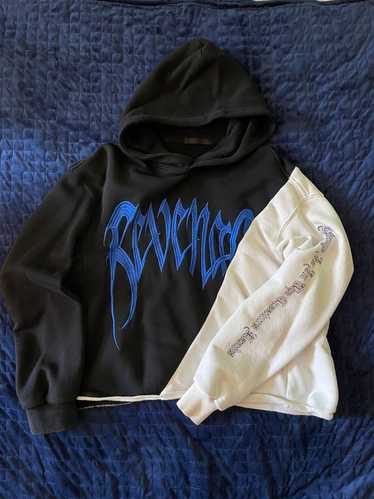 Revenge blue split hoodie online