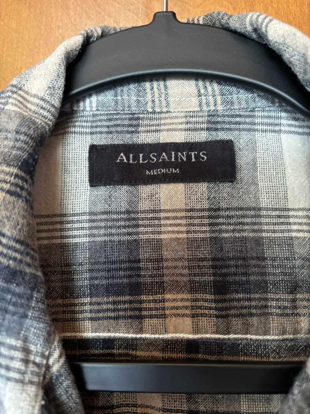 Allsaints Allsaints Western Plaid Flannel Wichita… - image 3