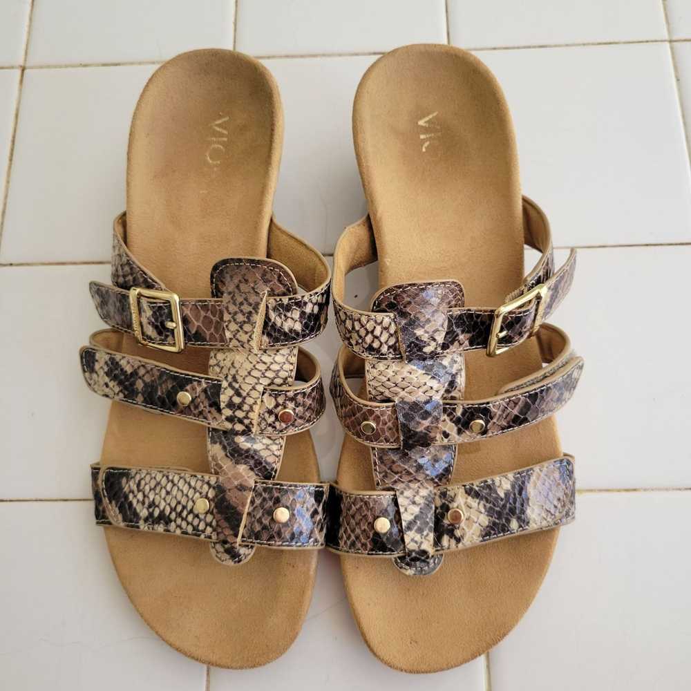 Vionic Vionic 7 Snakeskin Print Wedge Sandals RAD… - image 3