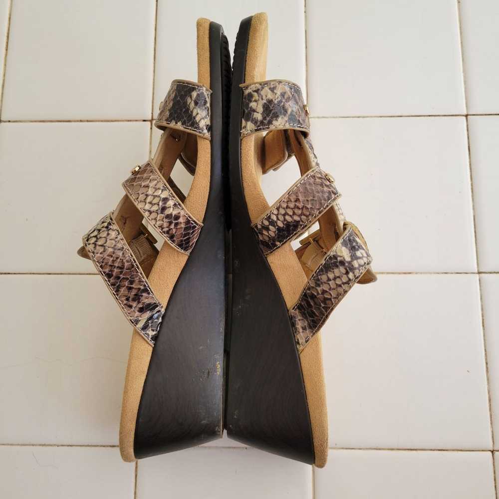 Vionic Vionic 7 Snakeskin Print Wedge Sandals RAD… - image 6