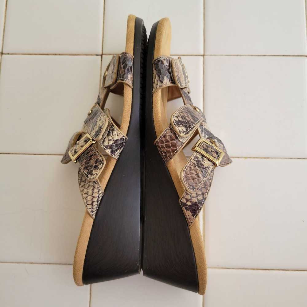 Vionic Vionic 7 Snakeskin Print Wedge Sandals RAD… - image 7