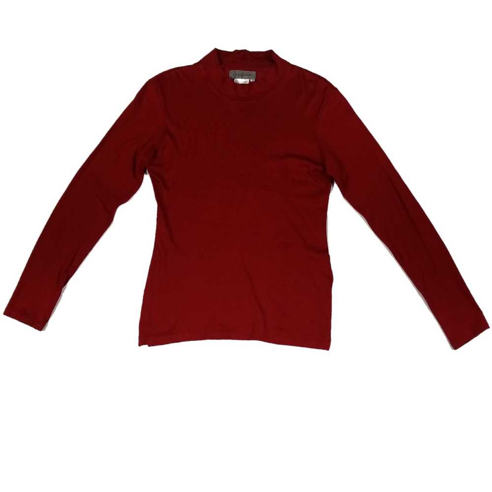 Yohji Yamamoto Yohji Yamamoto Red Long Sleeve Shi… - image 1