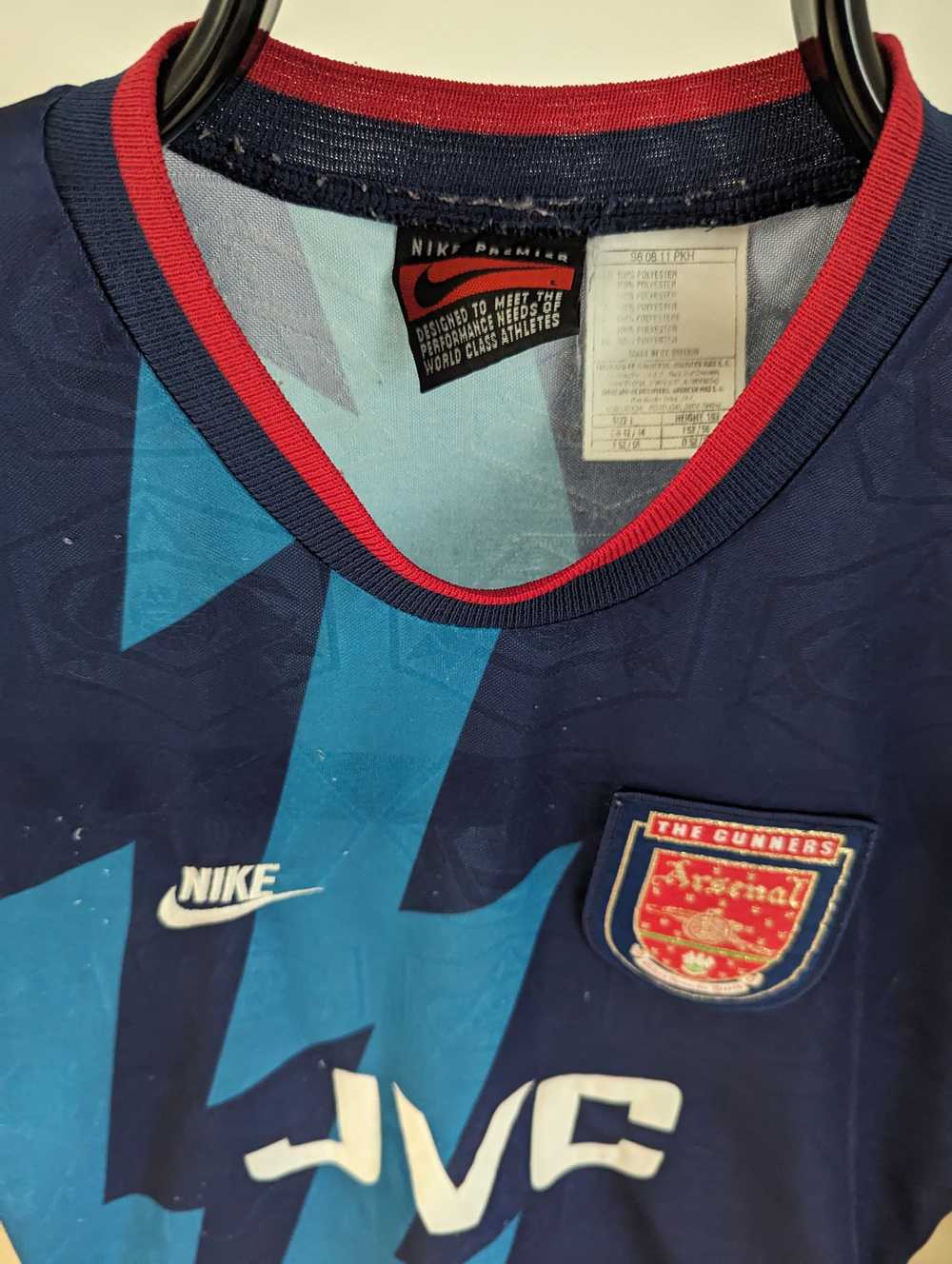 Nike × Soccer Jersey × Vintage Arsenal 1995/96 Ni… - image 5