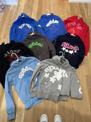 Streetwear sp5der hoodie bundle size small