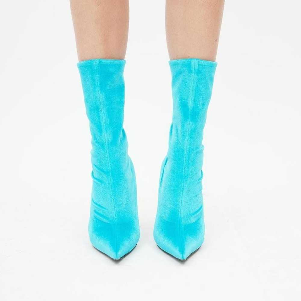 Balenciaga Velvet snow boots - image 2