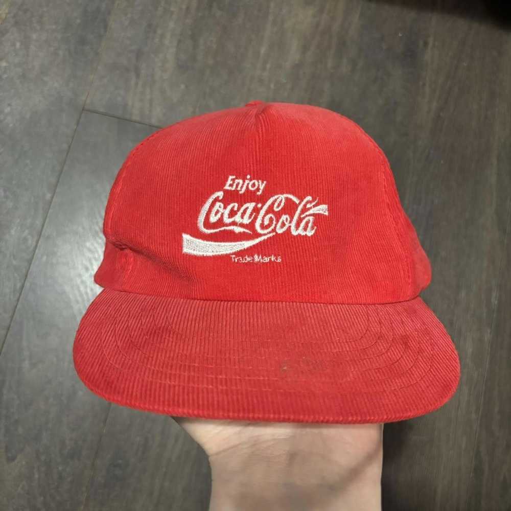 Coca Cola Vintage Enjoy Coca Cola Corduroy snap b… - image 1