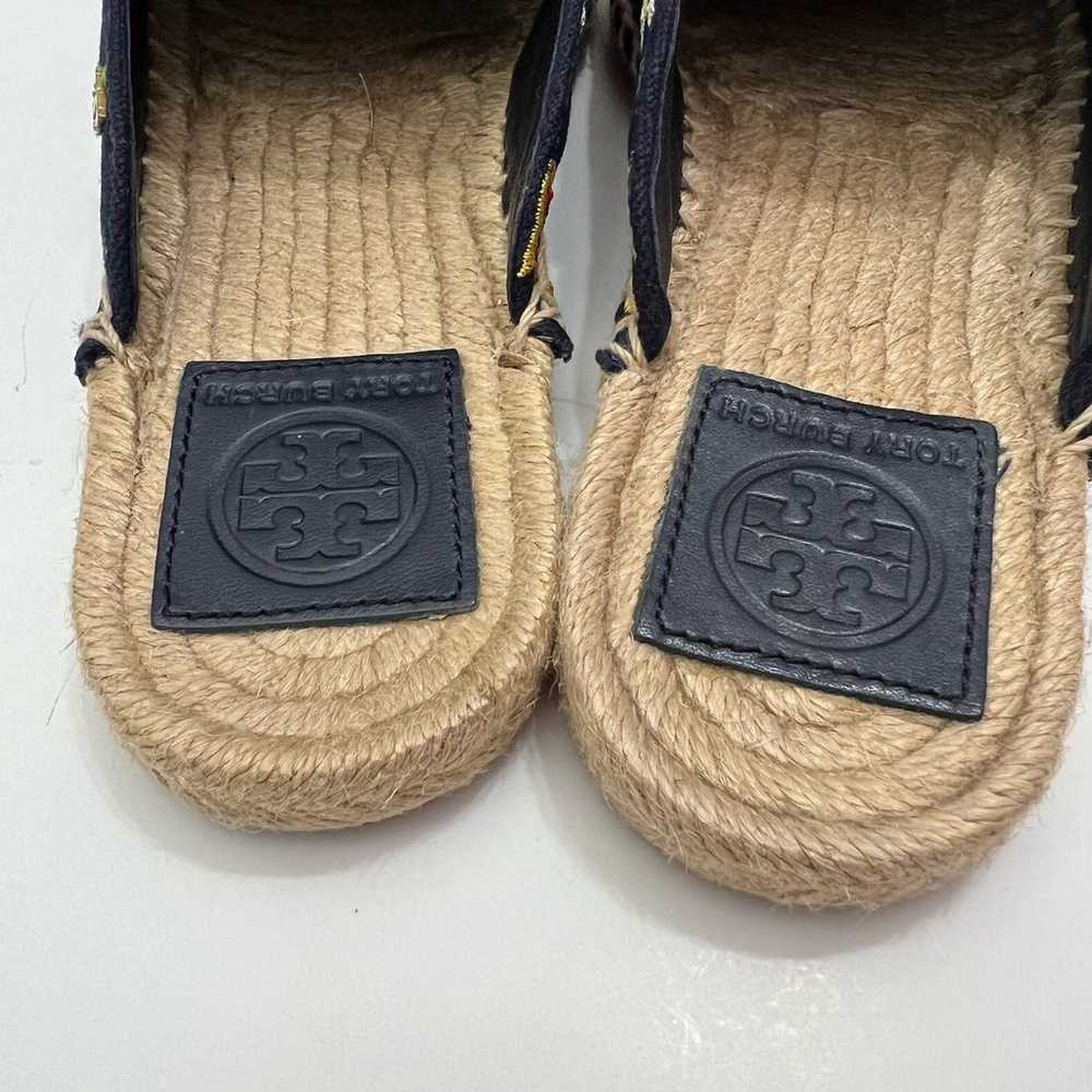 Tory Burch Embroidered Floral Espadrille Slides M… - image 10