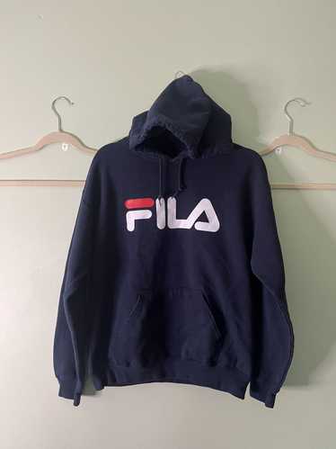 Fila × Vintage NAVY BLUE FILA HOODIE