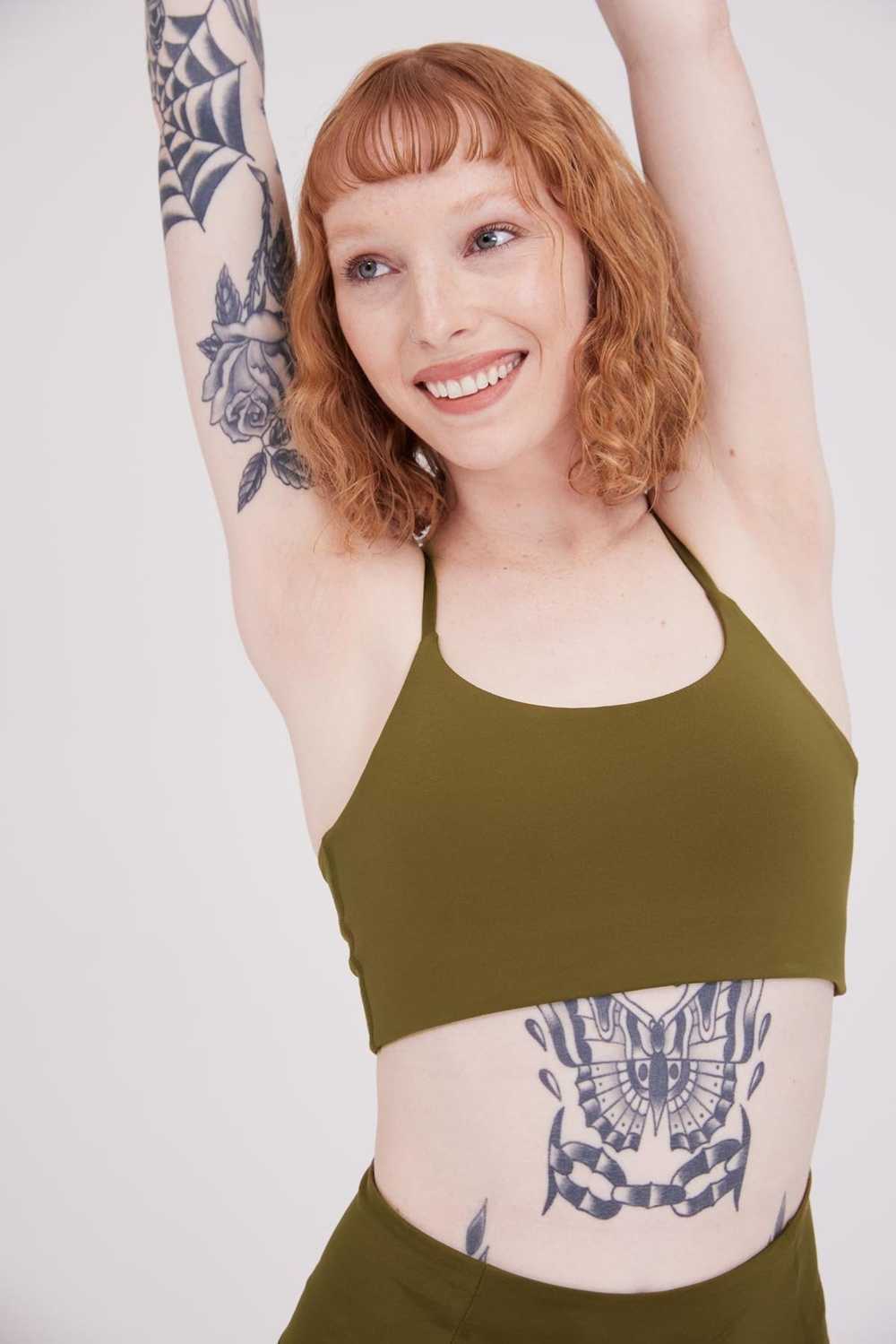 Girlfriend Collective Fern Juliet Strappy Bra - image 1