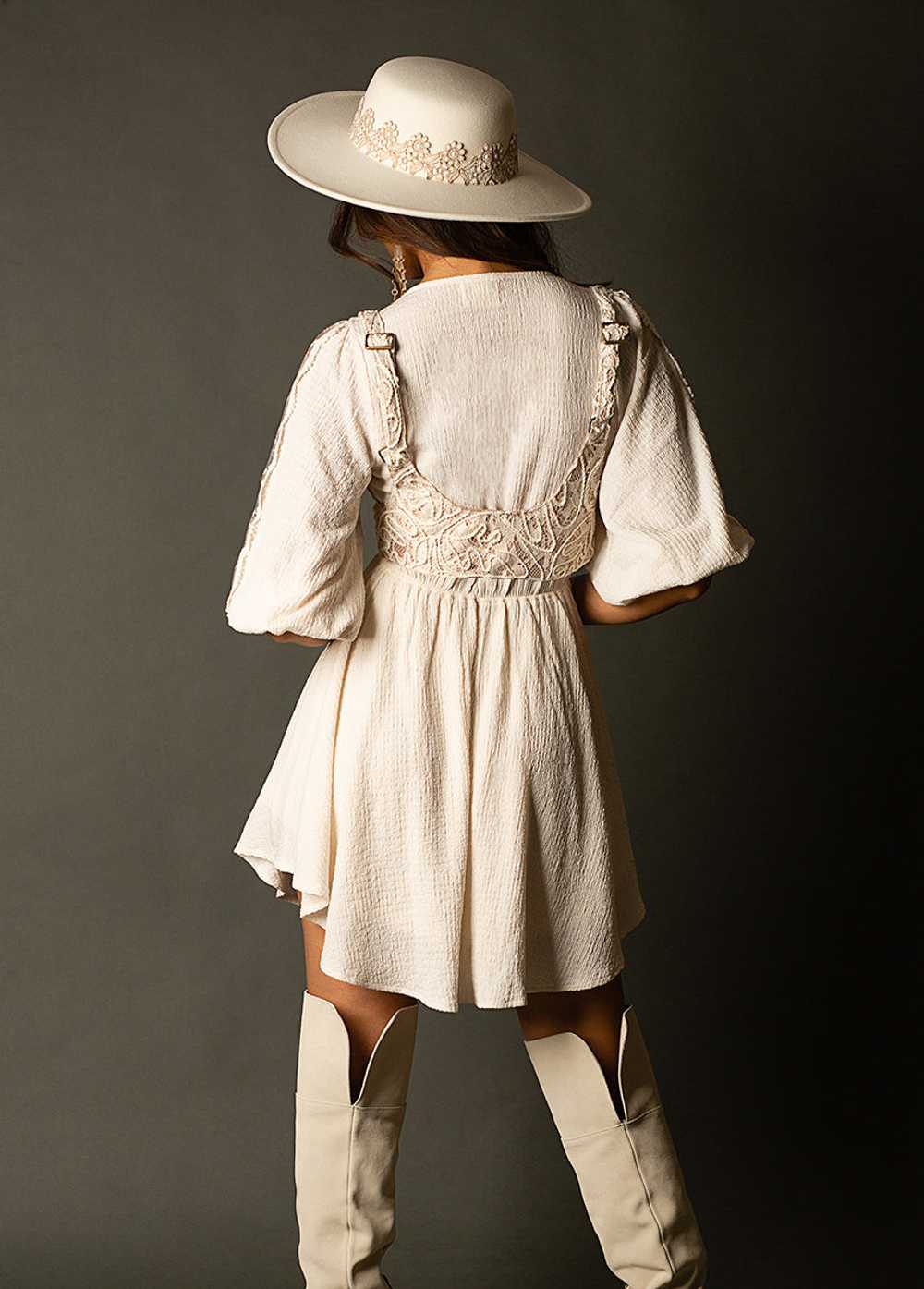 Joyfolie Sarai Dress in Cream - image 6