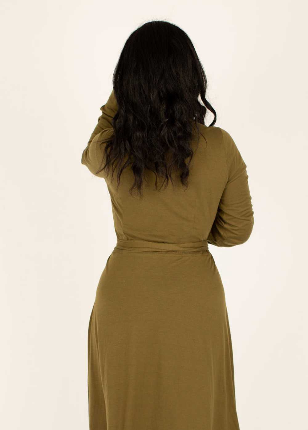 Joyfolie Oralie Dress in Olive - image 3