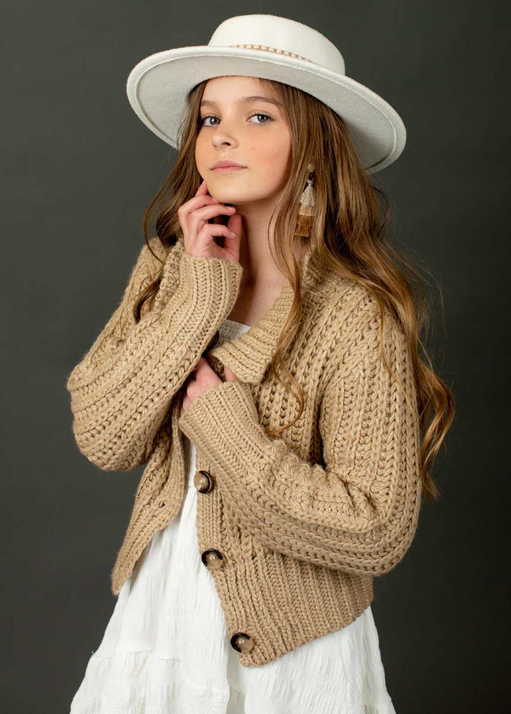 Joyfolie Maddie Sweater in Latte - image 2