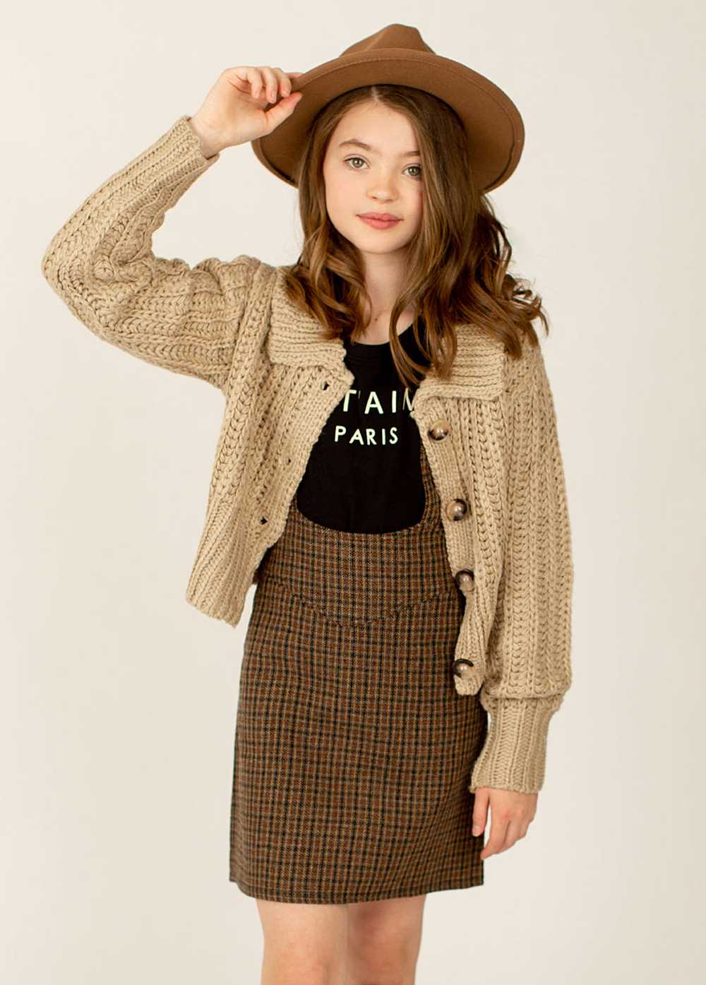 Joyfolie Maddie Sweater in Latte - image 5