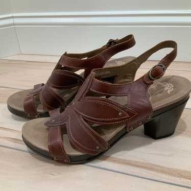 DanskoBrown Leather Sandals (Size 41)