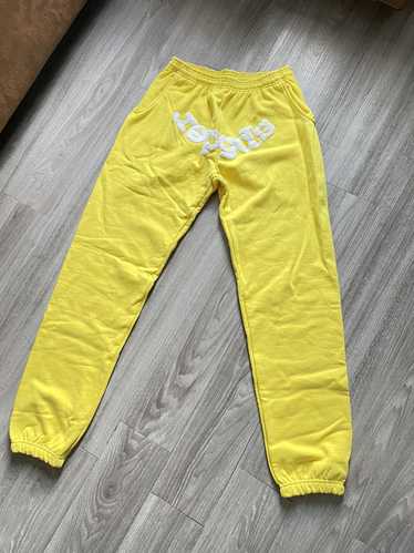 Spider Worldwide Sp5der yellow sweatpants