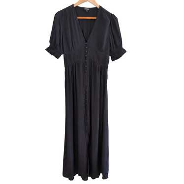 Express Factory Black Short Sleeve Maxi Dress Size