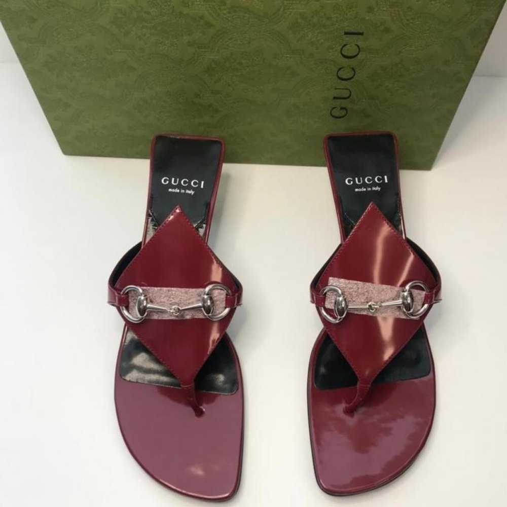Gucci Leather sandal - image 5