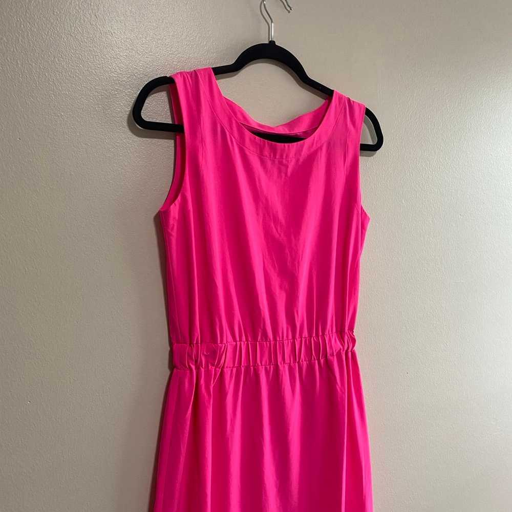 Athleta Hot Pink Sleeveless Tank Dress Size 4 Ath… - image 2
