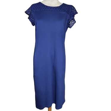 Blue Bodycon Dress with Pockets Size 10