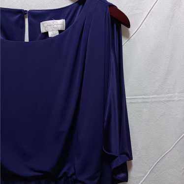 Jessica Simpson Womens large Purple blouson dress 