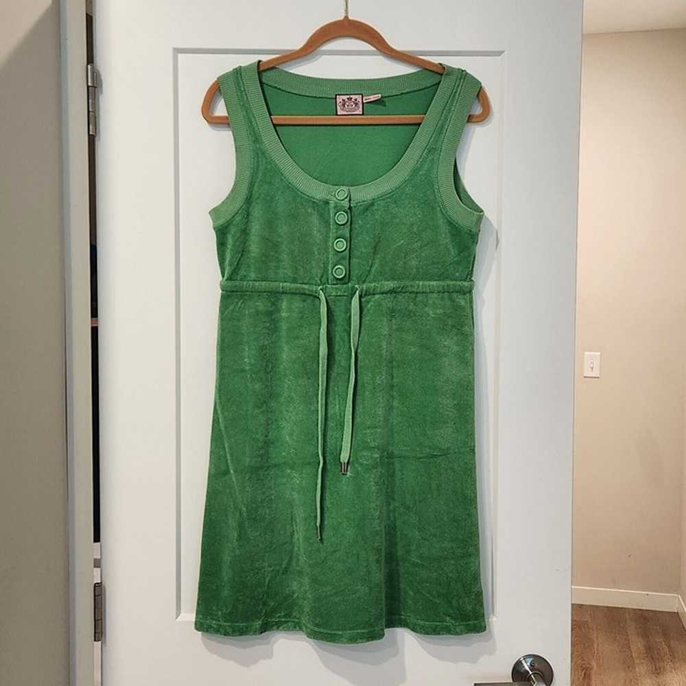 Juicy Couture Y2K Dress Terry Tank Kelly Green Co… - image 11