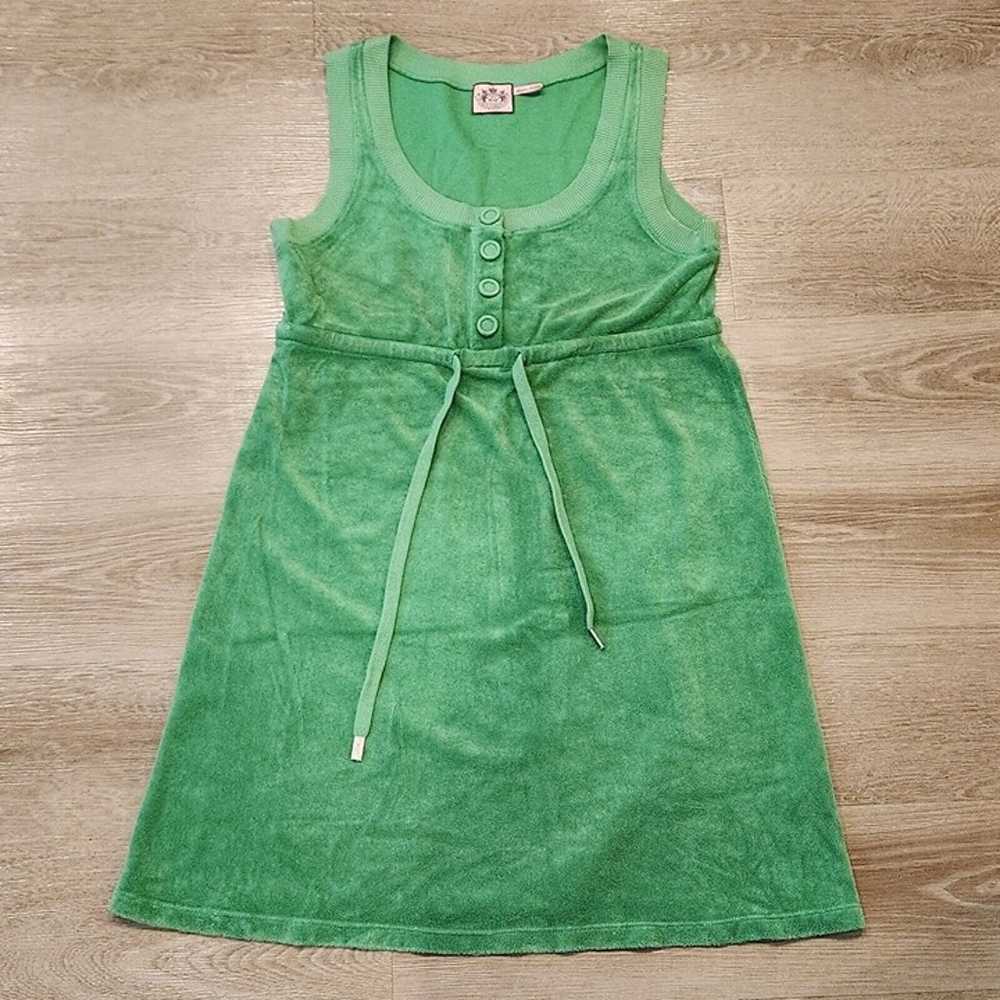 Juicy Couture Y2K Dress Terry Tank Kelly Green Co… - image 2