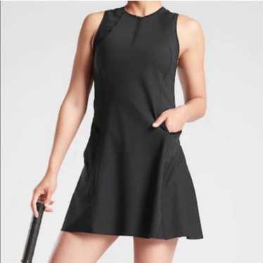 Athleta Match Point Black Tennis Dress Size Large