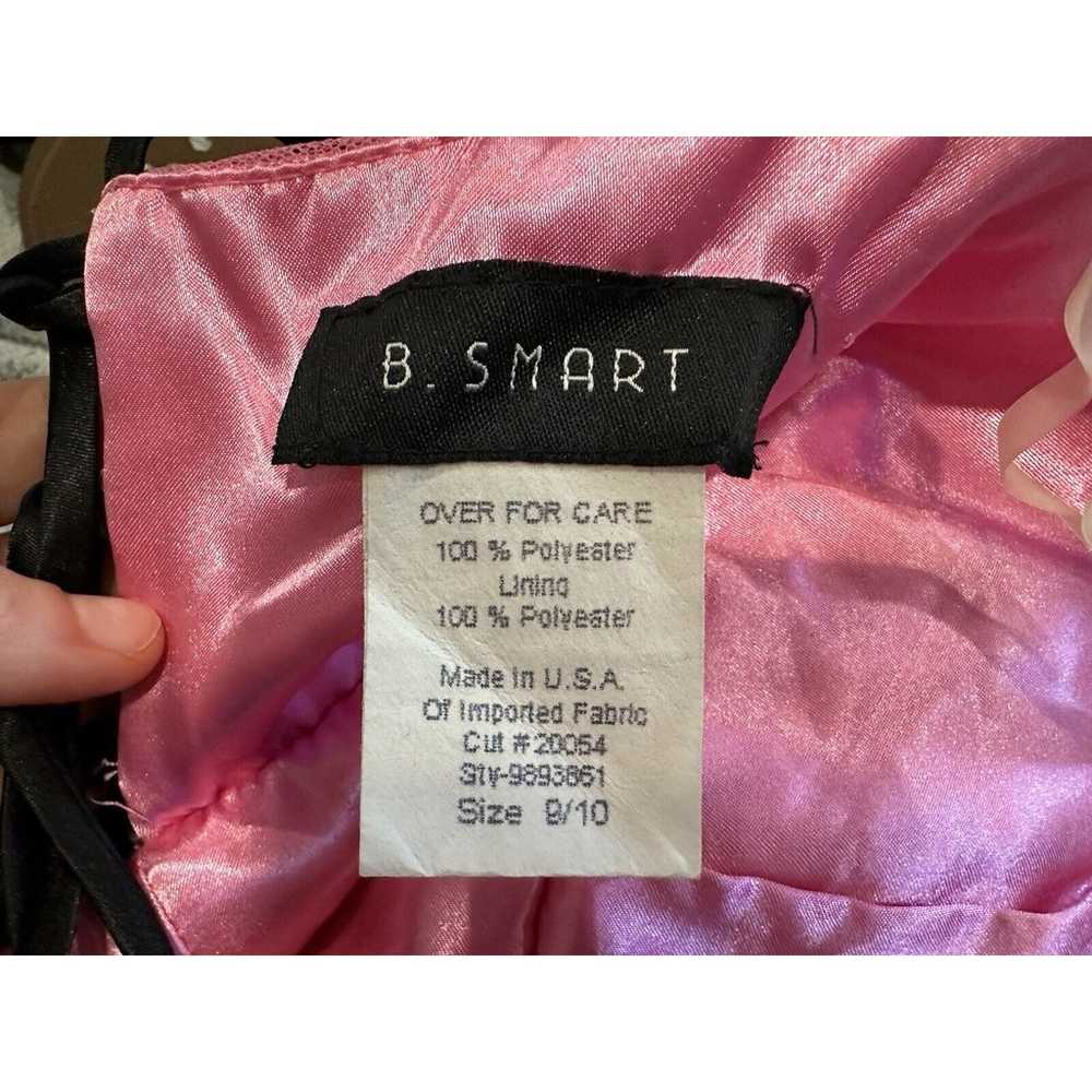 B. Smart Y2K Pink Back Lace Up Short Dress Junior… - image 6