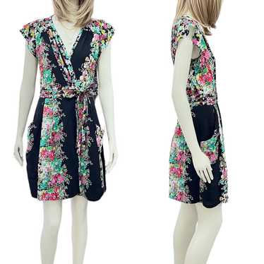 Nanette Lepore 100% Silk Lullaby Wrap Dress size 2