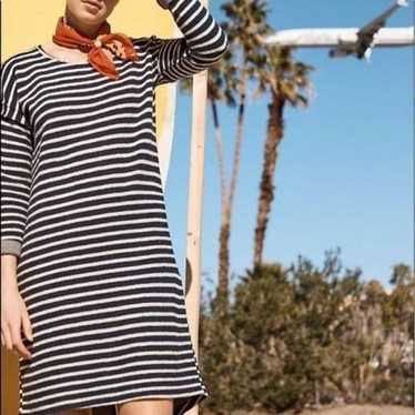 SOL ANGELES Anthropologie Striped Terry Dress Size