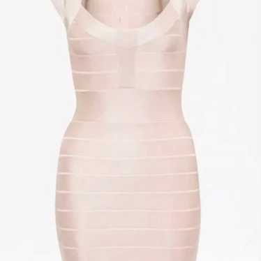French Connection Light Pink Bandage Dress