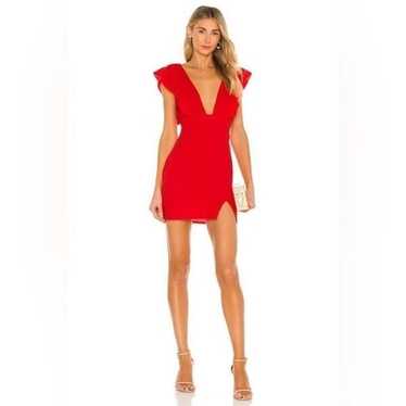 superdown harlow mini dress red size M