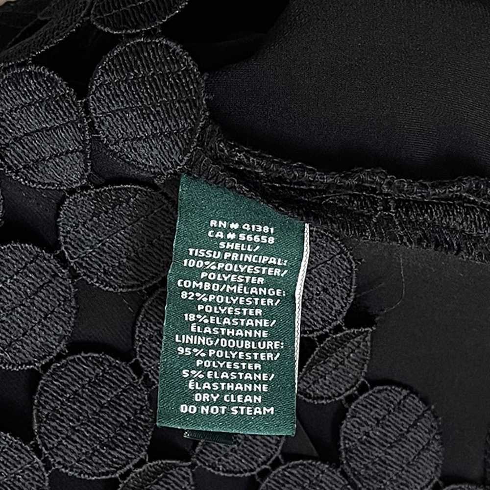 Ralph Lauren Sz. 0 Womans Black Crochet Lace Shea… - image 9