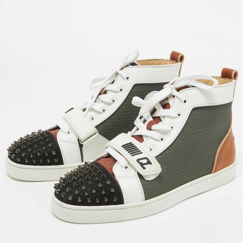 Christian Louboutin Leather trainers - image 2