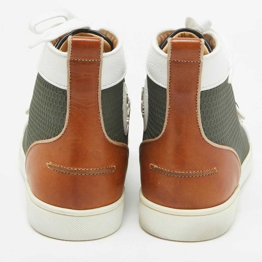 Christian Louboutin Leather trainers - image 4