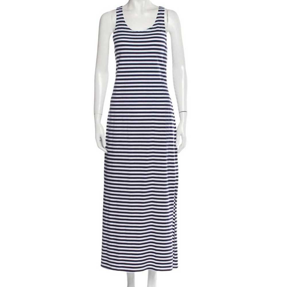 Sail To Sable STS Maxi Tank Dress M Striped Blue … - image 2