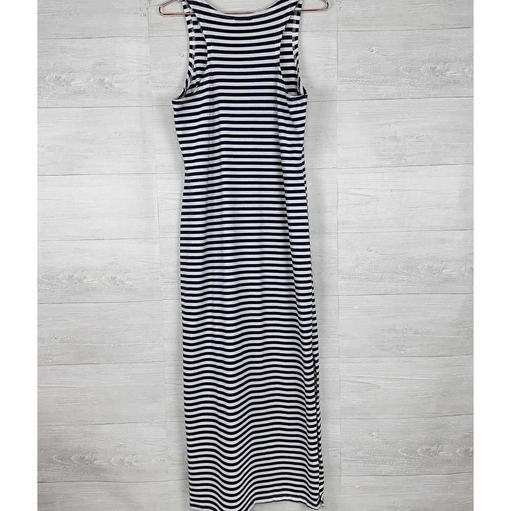 Sail To Sable STS Maxi Tank Dress M Striped Blue … - image 5