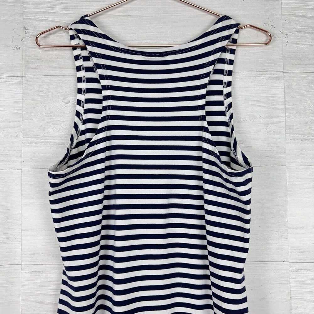 Sail To Sable STS Maxi Tank Dress M Striped Blue … - image 6